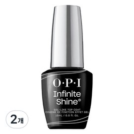 OPI Infinite Shine Gel Like Nail Polish, Top Coat, 15ml, 2 Pieces / 오피아이 인피니트 샤인 젤 라이크 매니큐어, 탑코트, 15ml, 2개