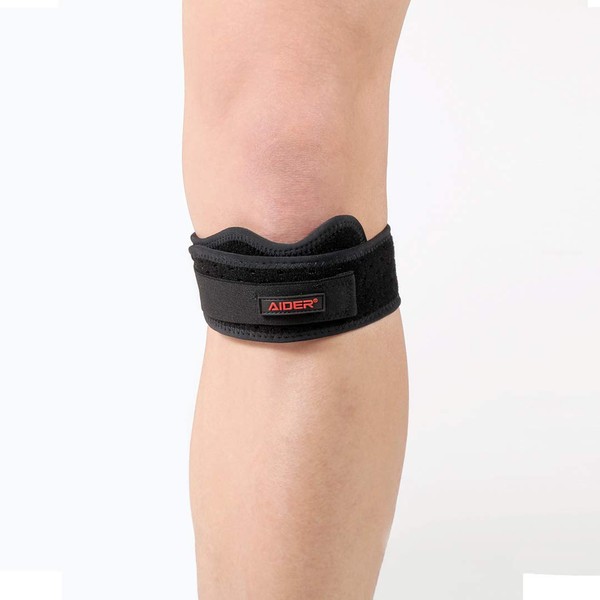 Wide & Soft patella strap knee braces - Decreased muscle fatigue and rapid recovery from the knee pain - Adjustable strap is good for doing any exercise (Right)