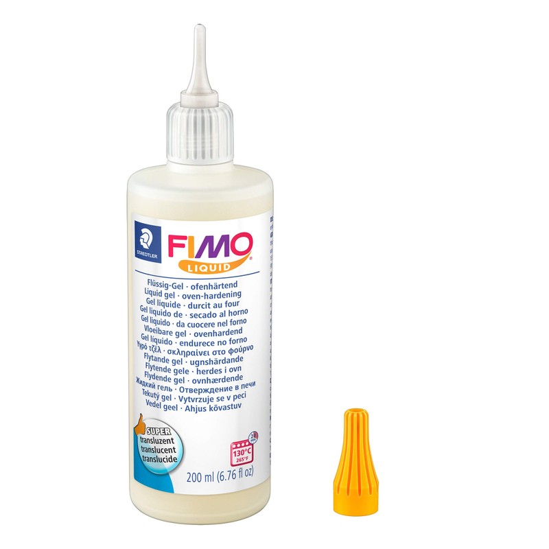 STAEDTLER 8051-00 FIMO Liquid Oven-Hardening Decorating Gel for Polymer Clay