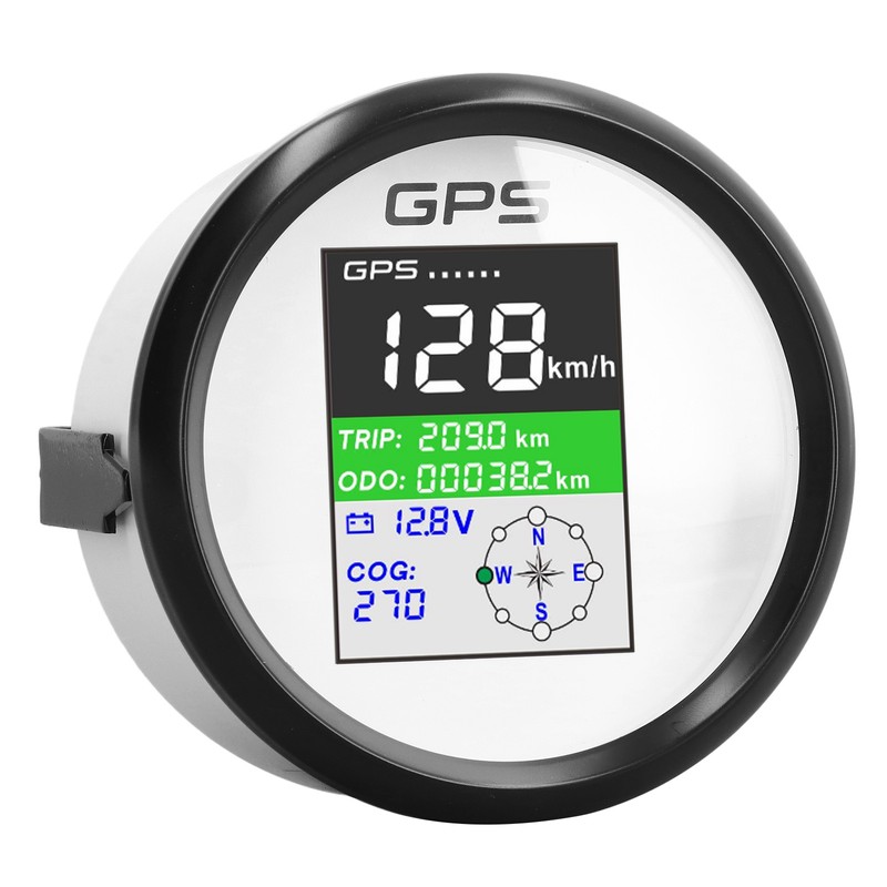 85mm GPS Speedometer Knot Mph Km/H Multifunction DC9‑32V TFT Screen