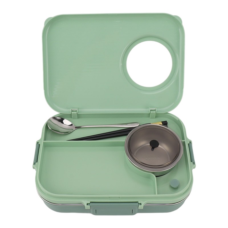 Bento Box 4 Compartments 1200ml 304 Stainless Steel Insulated with