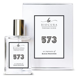 BIOCURA BC Perfume 573 Inspired by Black Phantom For Women & Men Replica Fragrance Dupes Eau de Parfum Spray Bottle 1.7 Fl Oz/50ml-X1