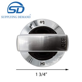 Supplying Demand W10301588 1875891 Gas Range Cooktop Knob Replacement