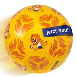 Children's Football with Lion Motif - Skin-friendly, Lightweight Children's Ball Size 3 - Extra Durable for Football Children - as a Gift for Boys and Girls - With Ball Needle
