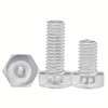 PC(Polycarbonate) Plastic Transparent Metric Hex Head Screws with Nuts and