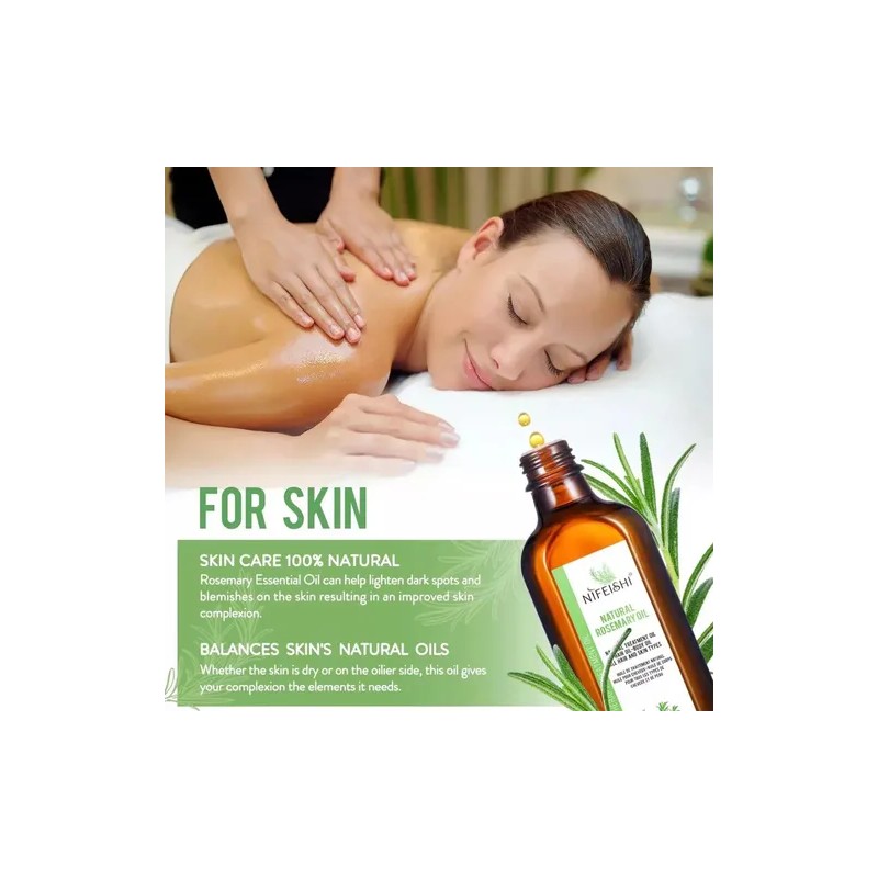 Aceite Fortalecedor Romero Cabello Pestañas Ceja 100 Natura