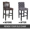 Deisy Dee Stretch Slipcovers Chair Cover for Counter Height Side