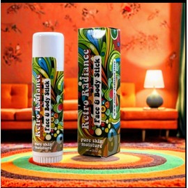 Retro Radiance Pure Skin Moisture Face and Body Stick, All Natural Organic Skincare