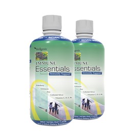 Wellgenix Immune Essentials - Multivitamin Liquid for Men, Women & Kids - Vegan Supplement with Vitamins C, D Elderberry Zinc, Echinacea for Toddler, Kid & Adult 32oz