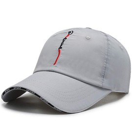 Clape Quick Dry Running Cap Ultra Thin Baseball Cap UV Protection Outdoor Sport Cap Adjustable Golf Cap Lightweight Unstructured Hats CP13-Light Gray