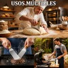 YFTSHK - Espatula Cocina Acero Inoxidable, Espatulas Reposteria Multiusos, 4