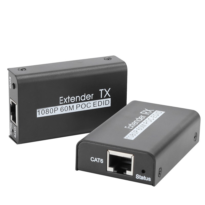 HDMI Extender 60M Internet Transmitter for POC Cable Power EDID