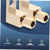 OSALADI 4pcs Shaped Right Angle Banana Speaker Spade Connector Plated