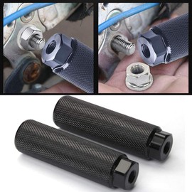 Tagtight 4 x Bicycle Pegs, Universal Bike Pegs, Aluminium Alloy Anti-Skid Lead Foot Bicycle Pedals, BMX Pegs for MTB, Bicycle, Cycling, Rear Stunt 3/8 Inch Axles