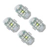 4Pcs LED Strobe Light High Brightness Waterproof Portable Wireless Flashing