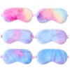 Heyu-Lotus 6 PCS Kids Eye Masks for Sleeping, Plush Kids