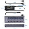 985A 10-Port USB 3.0 Hub USB Splitter Hub USB Docking