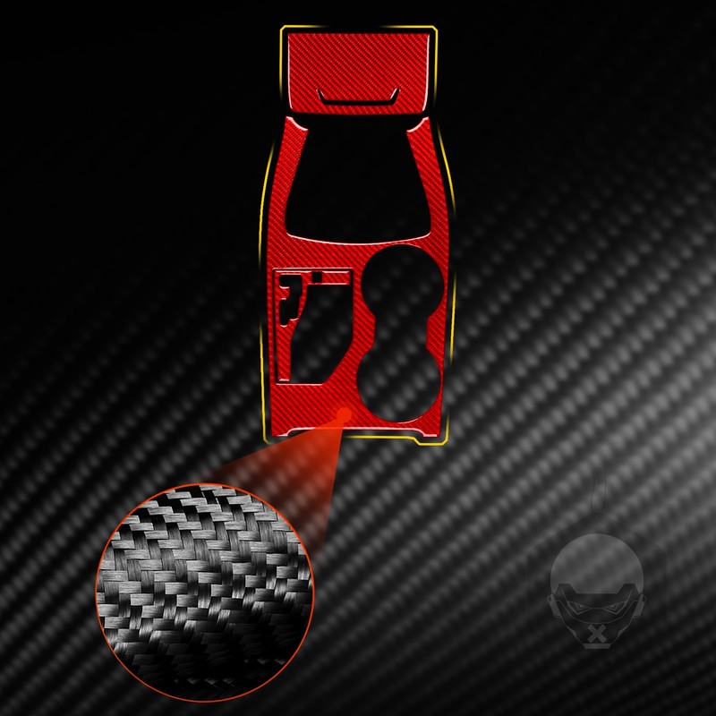Premium Real Carbon Fiber Central Control Gear Shift Panal Cover