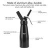 Whipped Cream Dispenser Aluminum Stainless Steel Plastic 500ml Cream Whipper