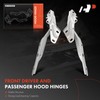 A-Premium Front Driver and Passenger Hood Hinges Compatible with Dodge