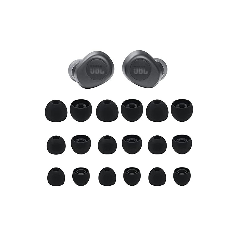 Rqker Ear Tips Compatible with JBL Vibe 100TWS Earbuds, 9