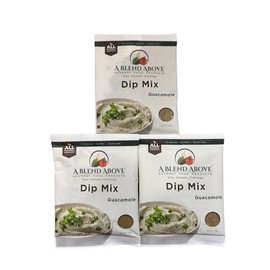 A Blend Above Guacamole Dip Mix Mixed Seasonings Packet, 1 oz (3 Pack)