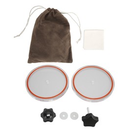 LP Vinyl Record Label Saver Vinyl Record Clean Saver Waterproof Transparent Vinyl Record Cleaning Protective Clip Clamp Red