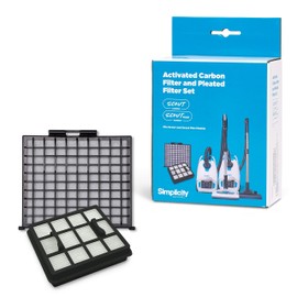Simplicity Vacuums Vacuum Filter Replacement for Scout and Scout Plus Simplicity Vacuum Canister, Set of 2 Filters Uses HEPA Media to Contain Household Dust and Dirt, SSFPK