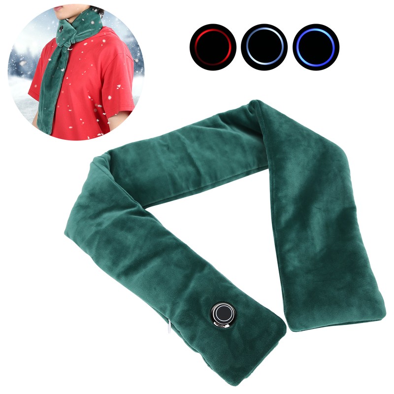 USB Heated Heating Scarf 3 Temperature Control Warming Neck Scarf