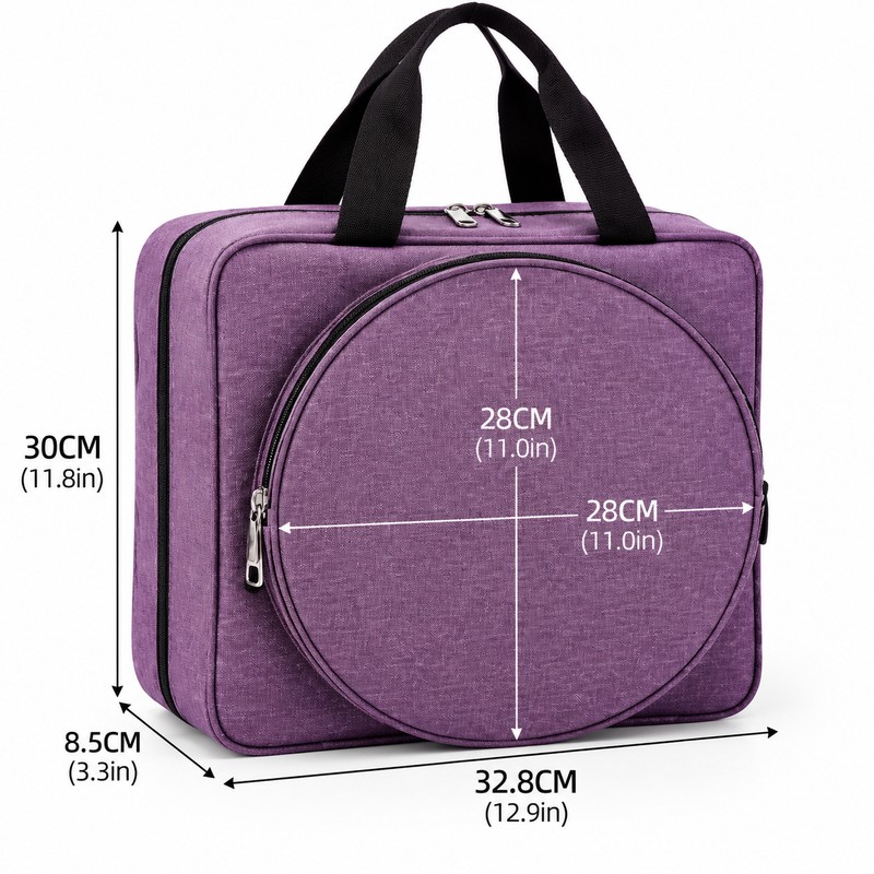 Embroidery Storage Bag for Sewing Supplies – Multi-Pocket Foldable Craft