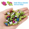 PATIKIL 15mm Tiny Satin Ribbon Rose, 100 Pcs Fabric Flowers