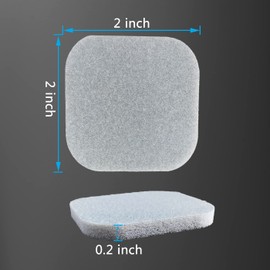 54 Pack Sanding Blocks, 9 Grits from 320 to 3500, Soft Touch Sanding Pads,2" x 2" Sanding Sponge Polishing Pads, for Craft Polishing Repairing,Wood Working,Furniture polishing,Metal derusting