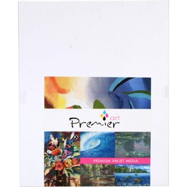 Premier Imaging Premium Photo Textured Luster RC Inkjet Paper, 10.4mil, 260g/m2, 8.5x14", 50 Sheets