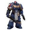 JOYTOY Warhammer 40k Space Marine 2, 1/18 Uitramarines Lieutenant Titus