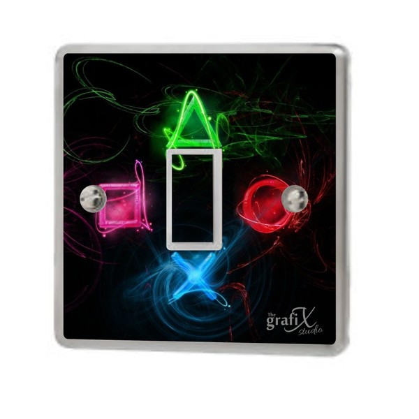 Gamer/Remote Buttons Light Switch Sticker Vinyl/Graphics/Decal/Skin Cover sw34