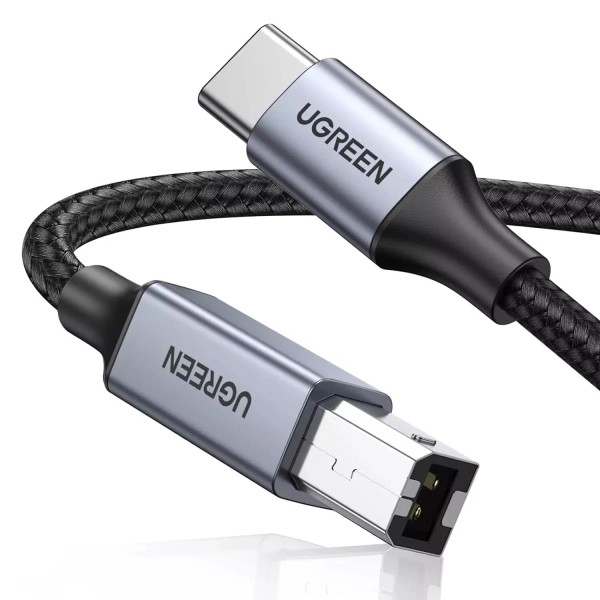 Branded UGREEN USB B to USB C 6 FT Printer