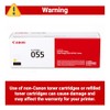 Canon Canon Genuine 055 Yellow Toner Cartridge Compatible with LBP664Cdw,