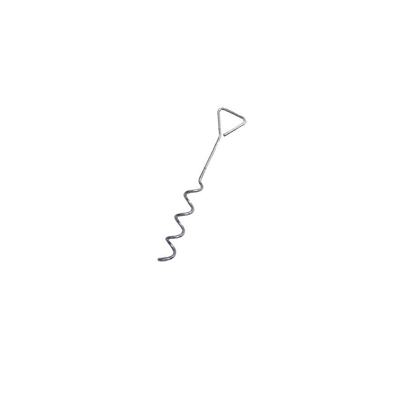 Mytee Products Hay Tarp Spiral Anchor Pins 16" | Galvanized