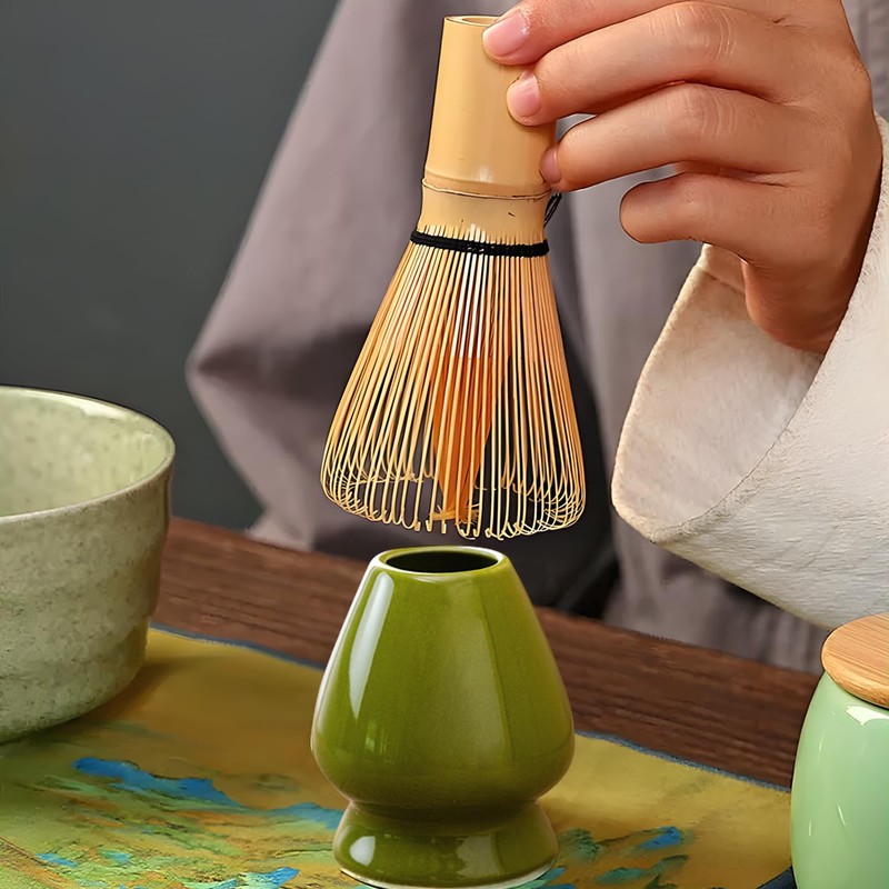 Matcha Set Bamboo Matcha Whisk and Matcha Spoon Matcha Ceremony
