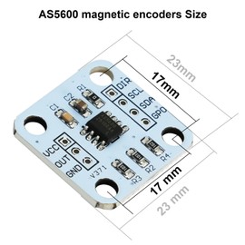 AYWHP 4 Pieces 12 Bit High Precision AS5600 Magnetic Encoder, Magnetic Induction Angle Sensor Module, Comes with a Magnet, for Angle Measurement, Induction, 12 Bit, High Precision