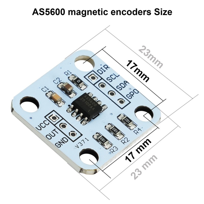 AYWHP 4 Pieces 12 Bit High Precision AS5600 Magnetic Encoder,