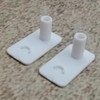 ULEIVA Replacement Clip 2 Pieces White Compatible with Kermi Type