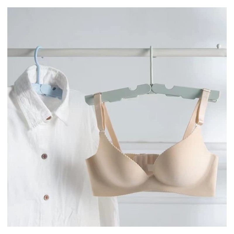 Folding Hanger, Portable Folding Hanger, Space Saving, Easy to Carry,