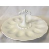 Deviled Egg Plate - Handled Tray - Anna Pattern -