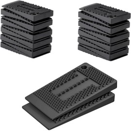 20 PCS Plastic Wedges – Heavy-Duty Shims & Spacers Packers, Multi-Use Non-Slip Spacers for Furniture Levelling, Cabinets, Tables, Chairs | Durable Shims for Glazing, DIY & Home