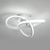 minfair Modern LED Ceiling Light, Ceiling Light with Round Geometry,