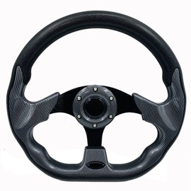 Universal Golf Cart Steering Wheel for EZGO RXV & TXT, Club Car DS and Club Car Precedent EZGO Yamaha Golf Car Accessories