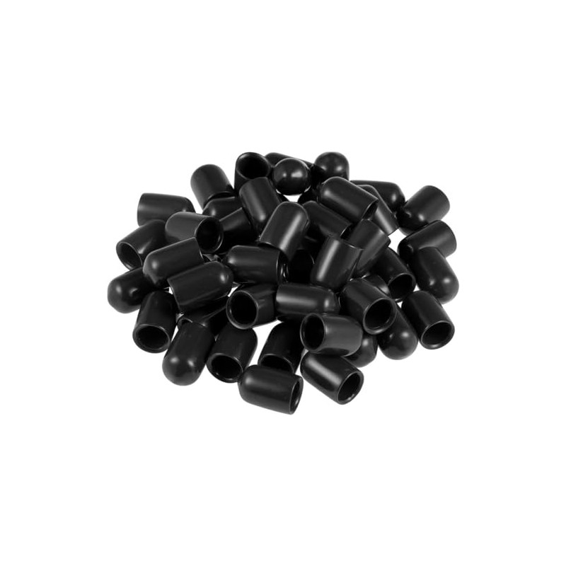 MACHSWON 8mm Rubber End Caps Vinyl Round End Cap Cover