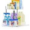 EUHOME Under Sink Organizer, Kitchen Under Sink Organizer Pull Out,