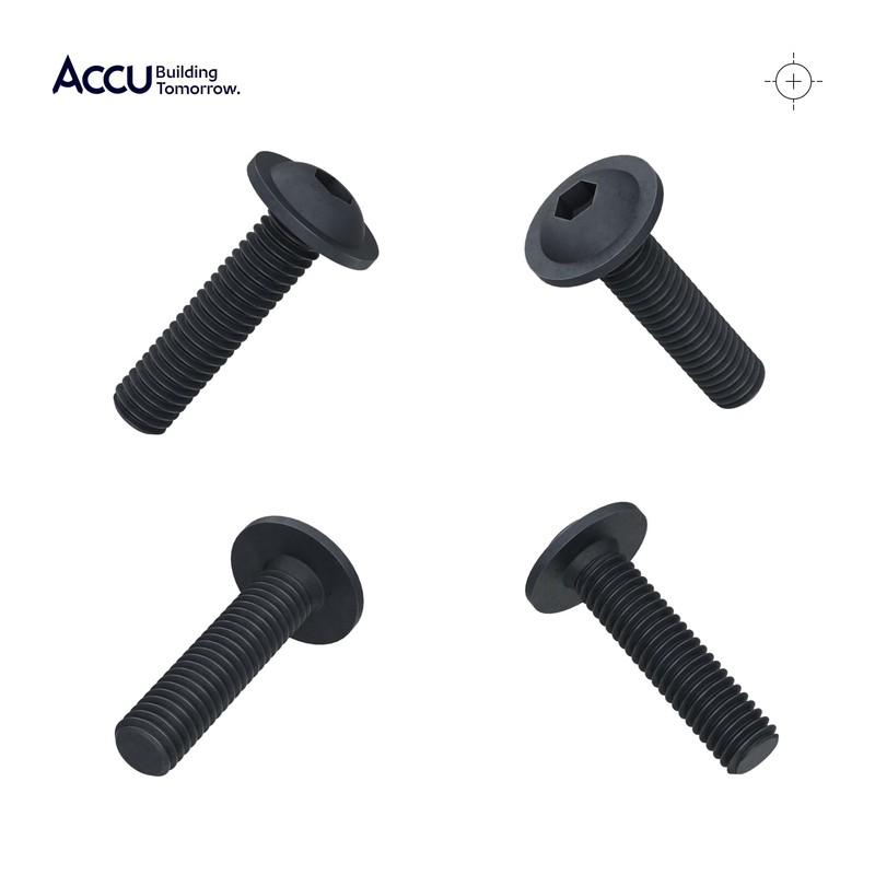 Accu - M6 x 35mm Socket Flanged Button Screws -